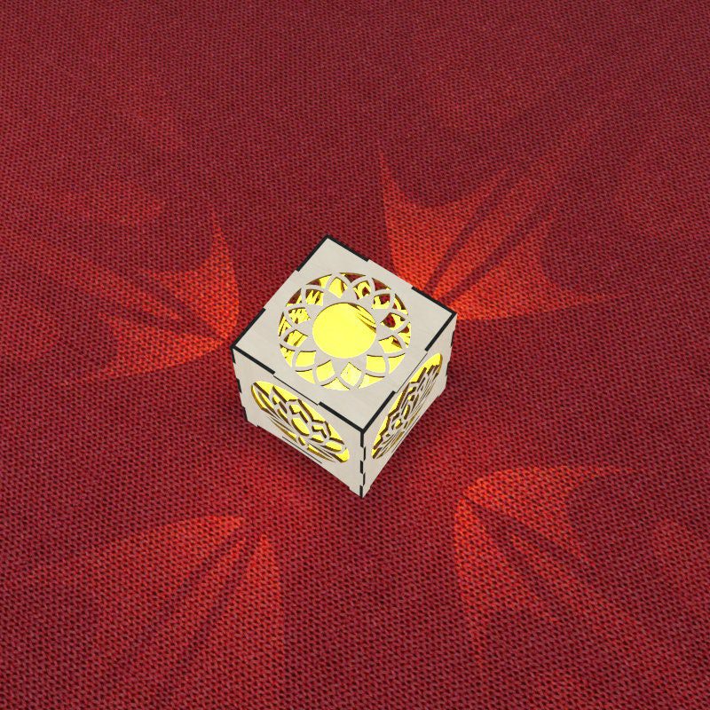 Candle Holder Lotus Pattern Laser Cut Tea light