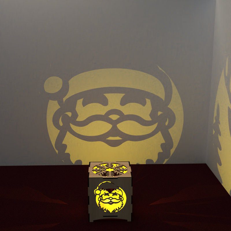 Christmas Candle Holder Laser Cut Tea light Lantern