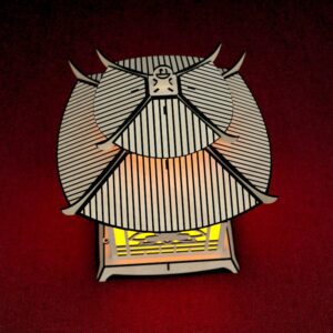 Pagoda Lantern Light Laser Cut File Buddha Lotus