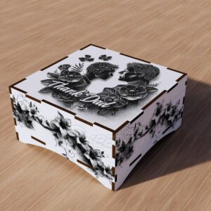 Gift Box for Father's Day Laser Cut File