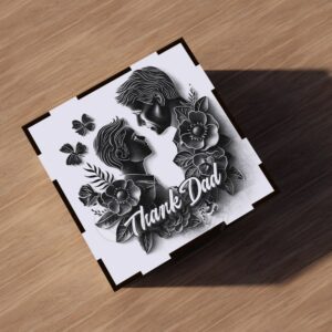 Gift Box for Father's Day Laser Cut File