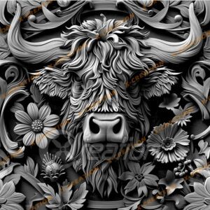 3D illusion Laser Engraving File | HQ PNG