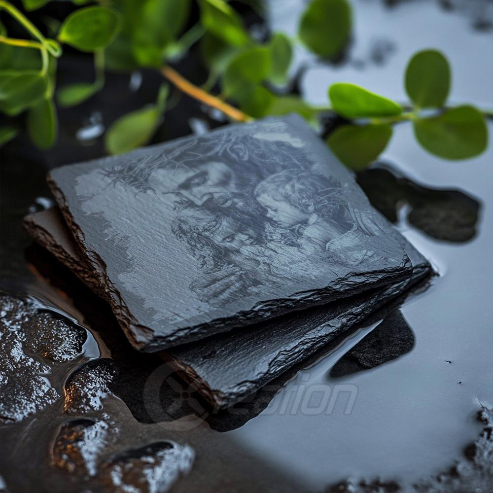 3D Illusion Laser Engraving Slate File | High-Quality