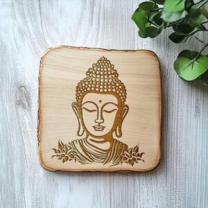 Buddha Bust SVG, for laser engraving, for cricut,