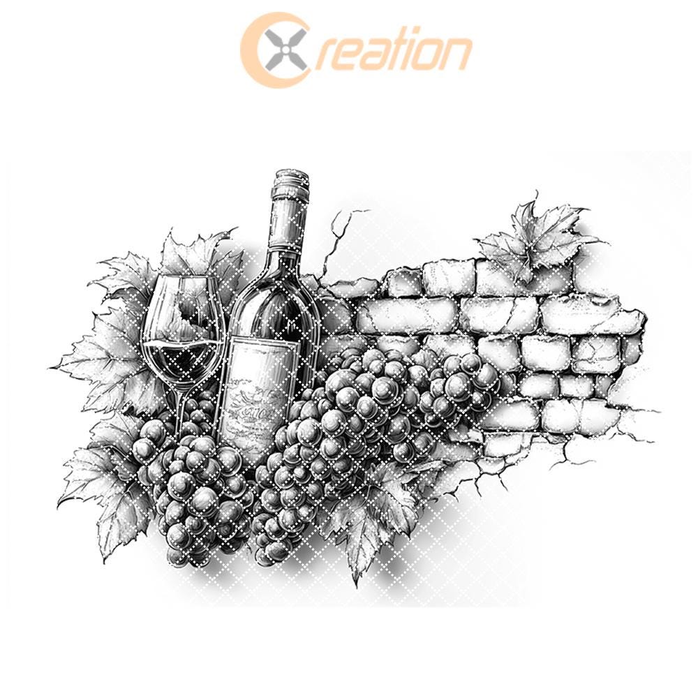 3D Wine Bottle Illusion for Charcuterie Board |
