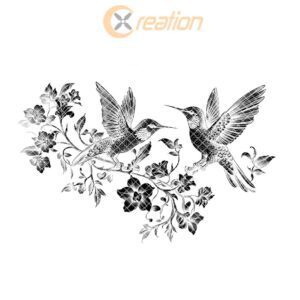 Hummingbirds Slate Cheese Board | Laser Engraving File