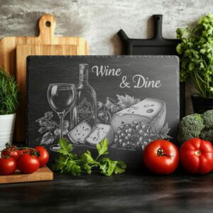 Slate Cheese Board Engraving File | Charcuterie &
