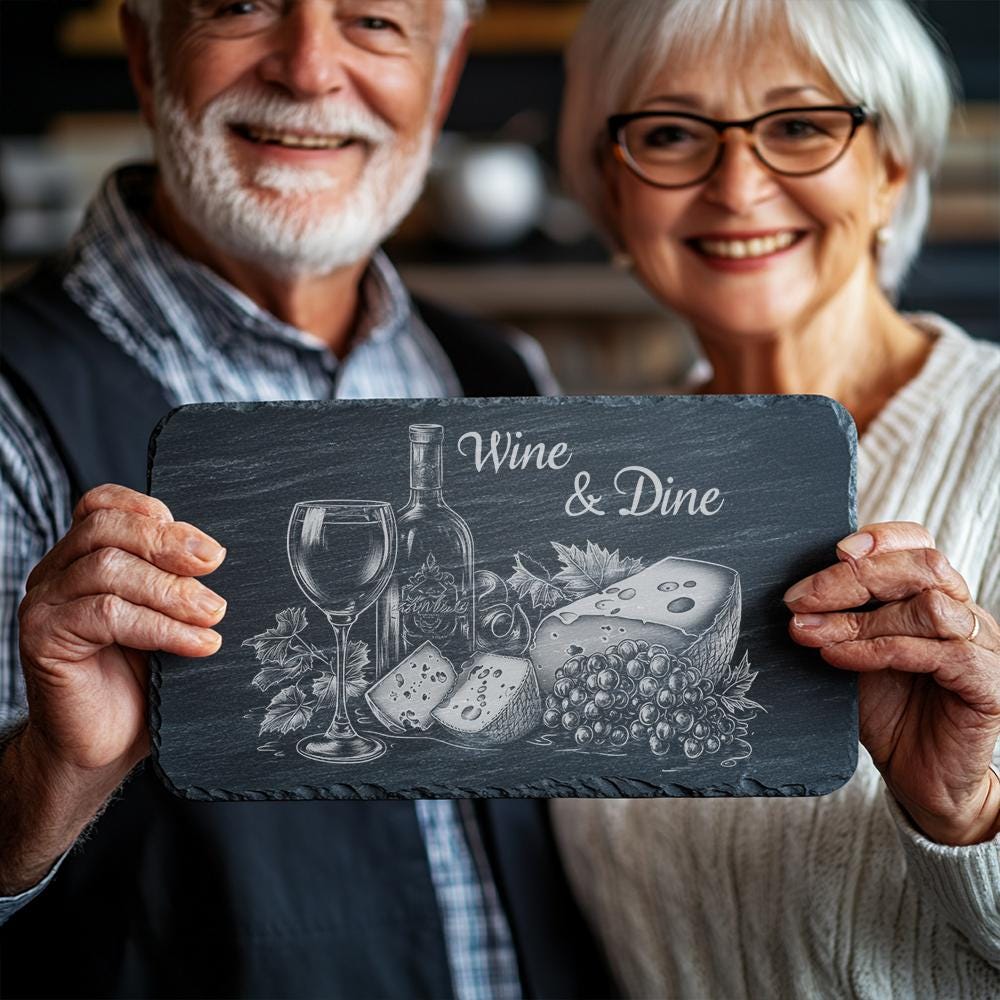 Slate Cheese Board Engraving File | Charcuterie &