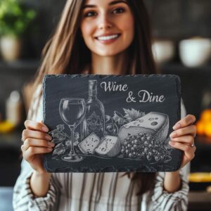 Slate Cheese Board Engraving File | Charcuterie &