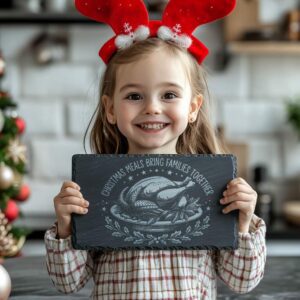 Christmas Cheese Board Engraving, Family Quote | Kitchen
