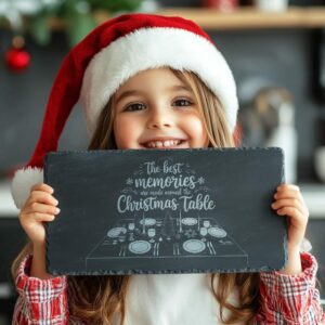 Christmas Cheese Board Engraving, Family Quote | Kitchen
