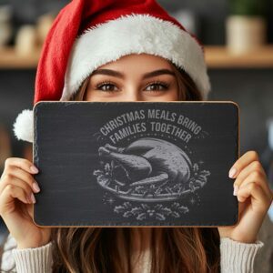 Christmas Cheese Board Engraving, Family Quote | Kitchen