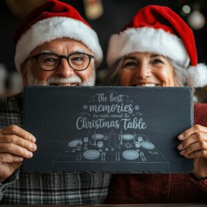 Christmas Cheese Board Engraving, Family Quote | Kitchen