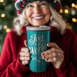 Christmas Tumbler Engraving, Holiday Greetings | SVG Download