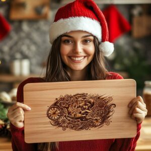 Christmas Charcuterie Board File | Santa Racing Against