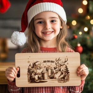 Christmas Santa and Reindeer Cheer File | Charcuterie