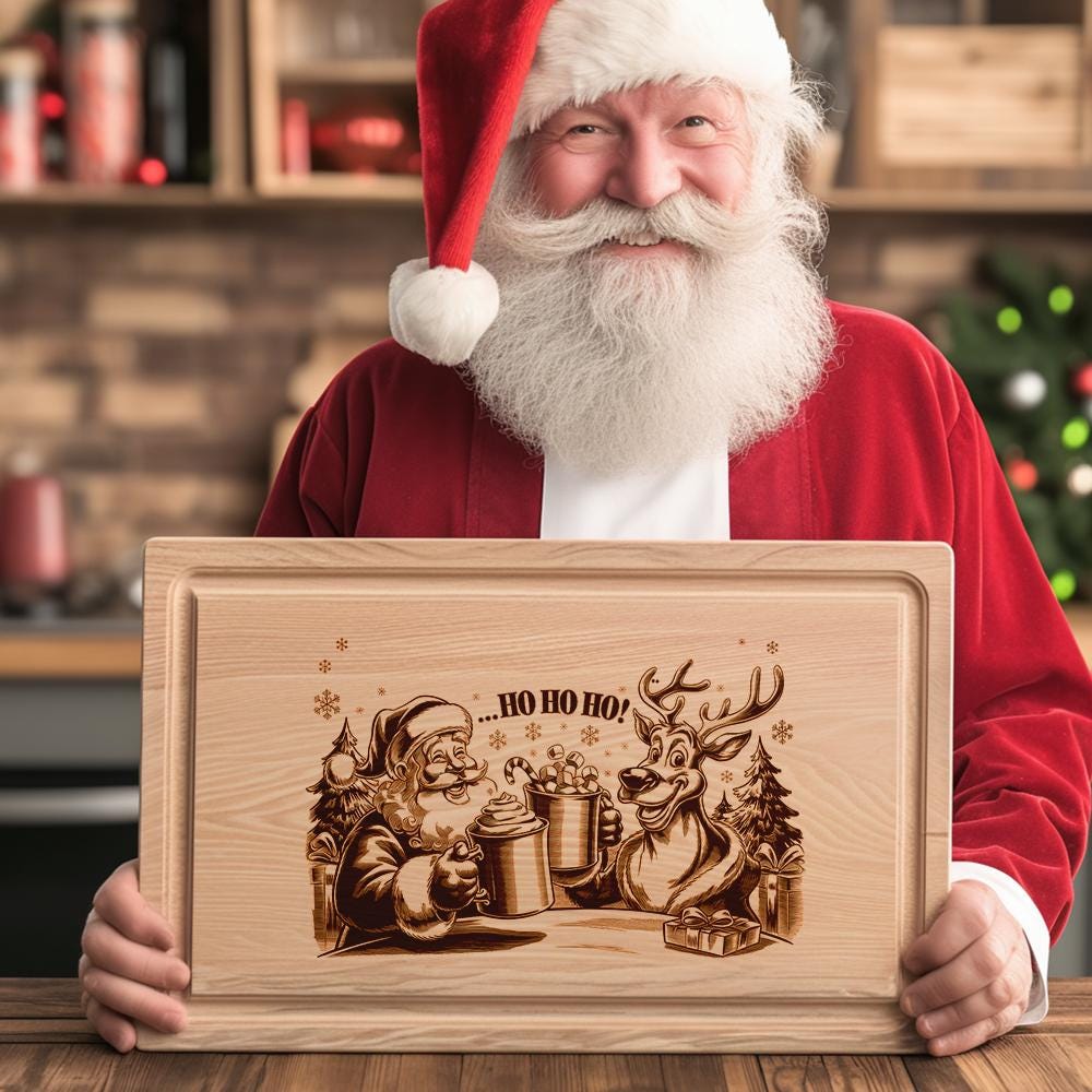 Christmas Santa and Reindeer Cheer File | Charcuterie