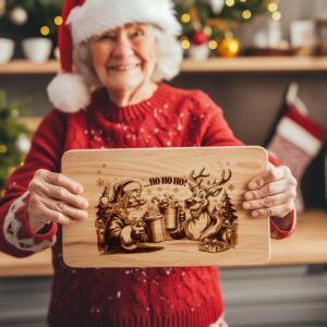 Christmas Santa and Reindeer Cheer File | Charcuterie