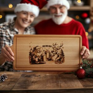 Christmas Santa and Reindeer Cheer File | Charcuterie