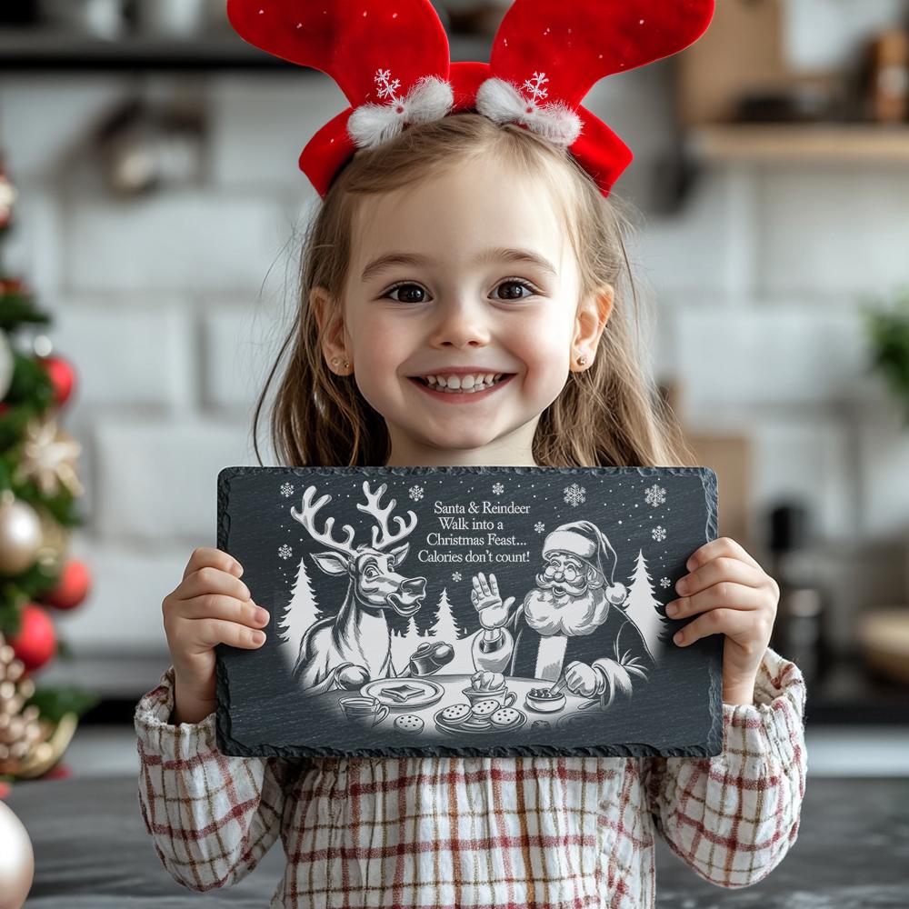 Christmas Santa and Reindeer Feast File | Slate