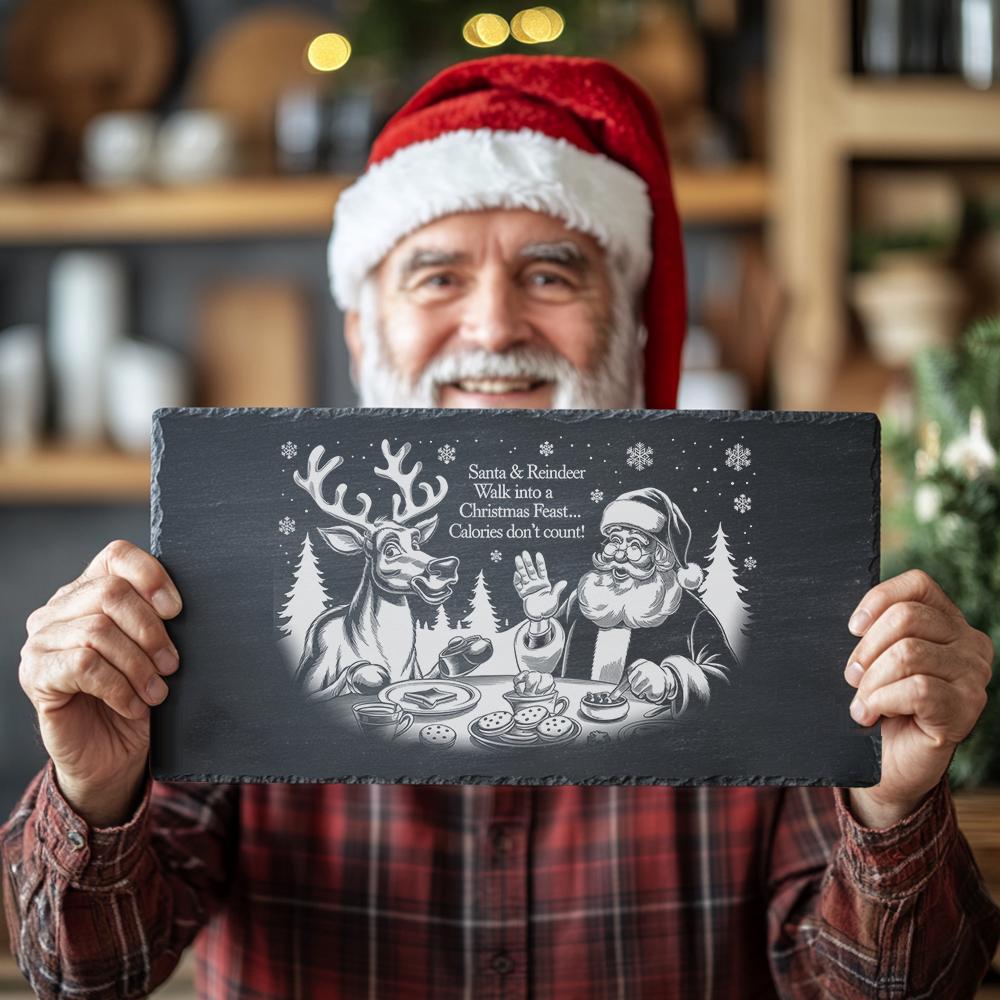 Christmas Santa and Reindeer Feast File | Slate