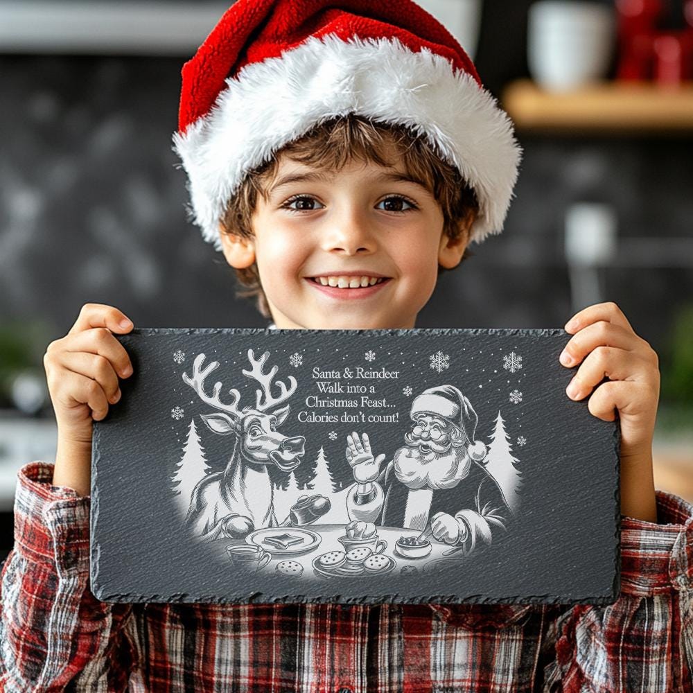Christmas Santa and Reindeer Feast File | Slate