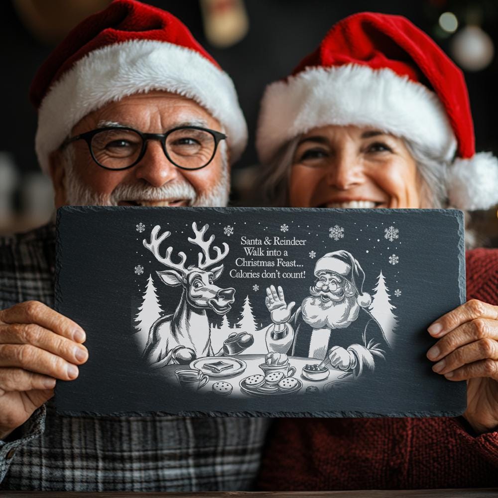 Christmas Santa and Reindeer Feast File | Slate