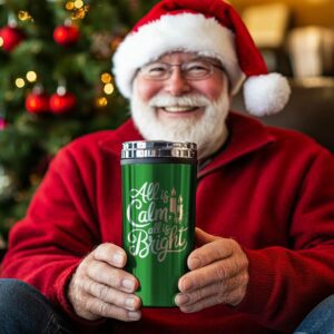 Christmas Tumbler File | Holiday Quote Wrap Laser