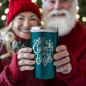 Christmas Tumbler File | Holiday Quote Wrap Laser