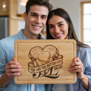 6 Valentine's Day Love Quotes: Charcuterie Board Engraving