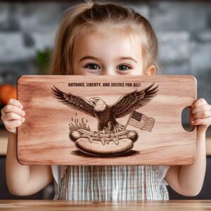 American Eagle Charcuterie Board Engraving File | Kitchen