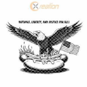 American Eagle Charcuterie Board Engraving File | Kitchen