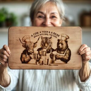 Engraving Files: Highland Cow, Tiger & Bear for