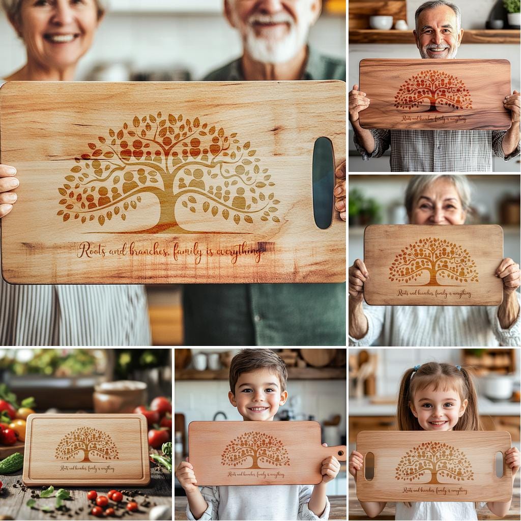 Family Mealtime Quotes & Charcuterie Engraving Files –