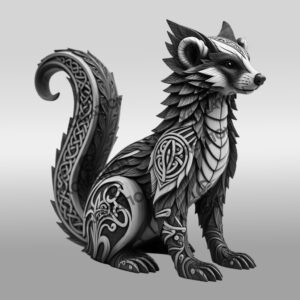 3D Fox Illusion Laser Engraving Design, Animal-Themed Digital