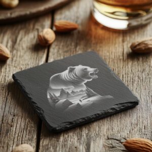Bear Mountain Double Exposure Laser File for Slate