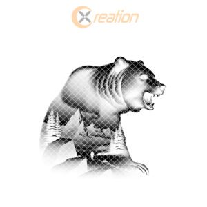 Bear Mountain Double Exposure Laser File for Slate