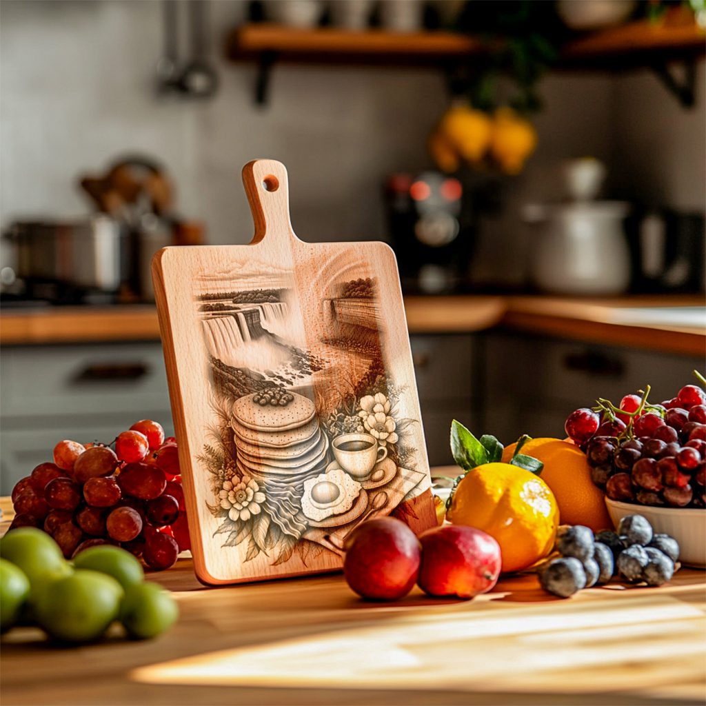 Charcuterie Board Engraving File, Pancake Breakfast Theme, Kitchen