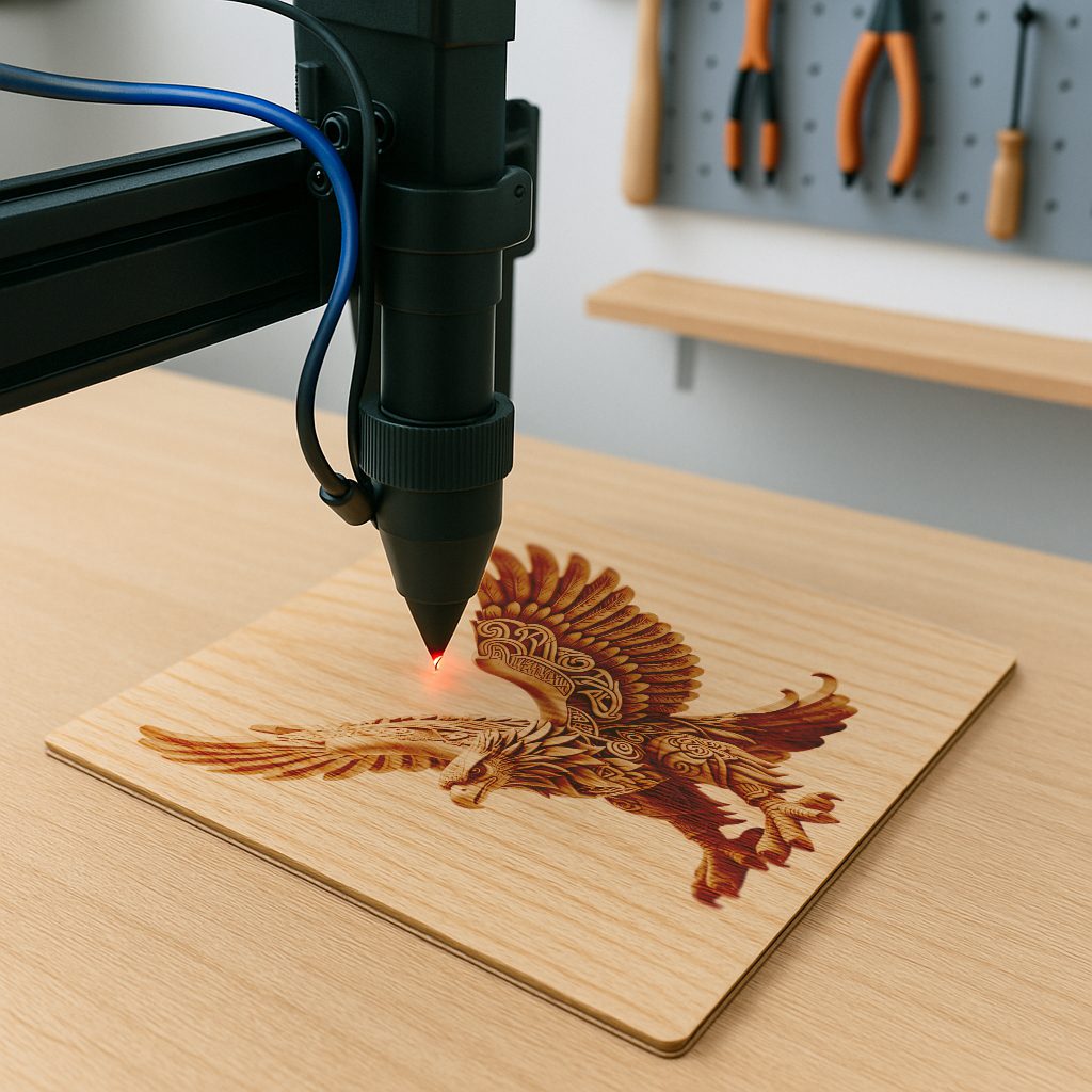 Eagle 3D Illusion Design File, Stunning Wildlife Décor