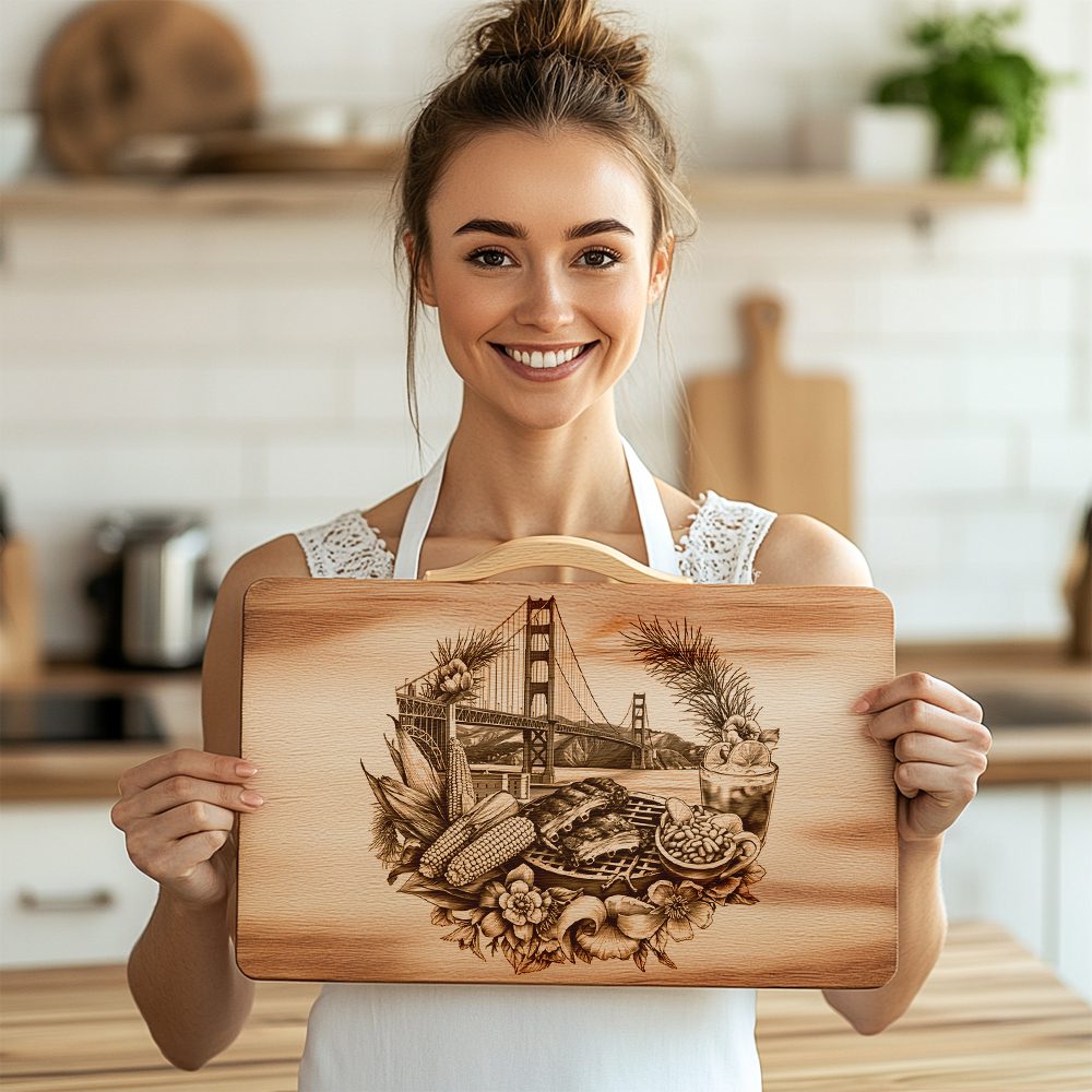 Golden Gate Charcuterie Board Design, American Wonders Style