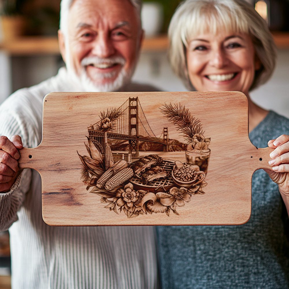 Golden Gate Charcuterie Board Design, American Wonders Style