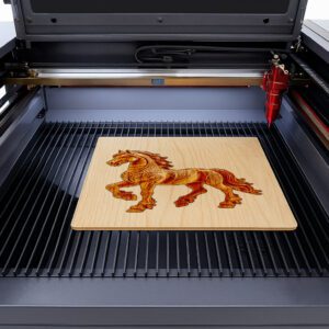 Horse 3D Illusion Laser Engraving Design, Unique Animal
