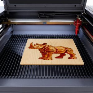 Rhino 3D Illusion Art File, Unique Wildlife Décor