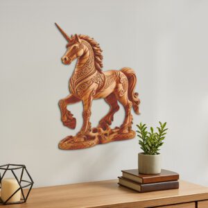 Unicorn 3D Illusion Design, Laser Engraving File for
