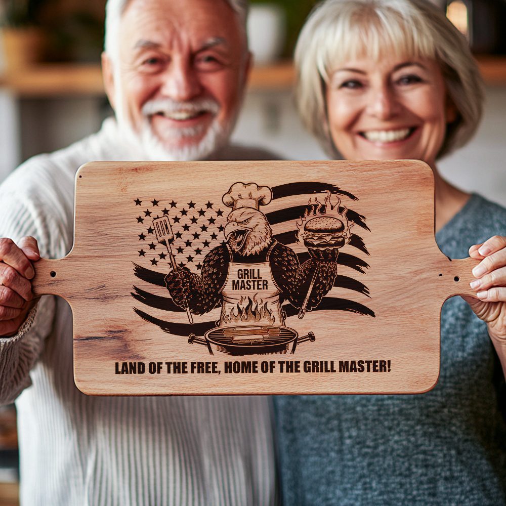 Charcuterie Board Engraving File, Eagle Grill Master Burger,