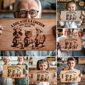 Charcuterie Board Laser Engraving Bundle, Funny Animal BBQ