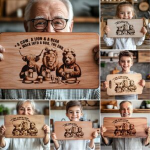 Charcuterie Board Laser Engraving Bundle, Funny Animal BBQ