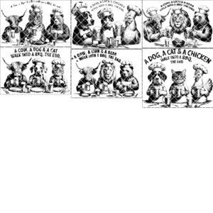 Charcuterie Board Laser Engraving Bundle, Funny Animal BBQ