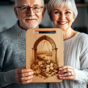 Charcuterie Board Laser Engraving File, American S Mores