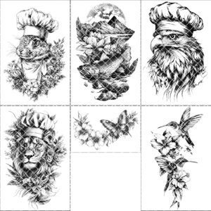 Charcuterie Board Laser Engraving Files, Animal 3D Illusion,